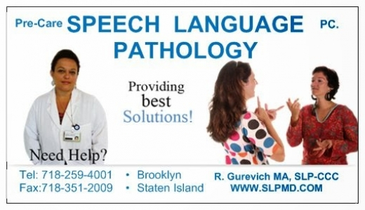 Pre Care Speech Language Pathology, PC. in Kings County City, New York, United States - #1 Photo of Point of interest, Establishment, Health