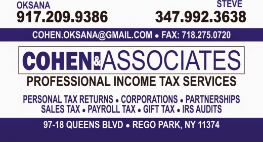 Cohen & Associates, Inc in Queens City, New York, United States - #2 Photo of Point of interest, Establishment, Finance, Accounting