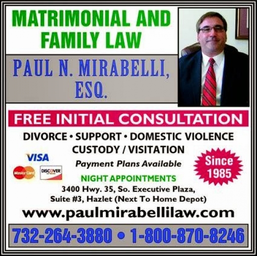Paul N Mirabelli, Esq. in Hazlet City, New Jersey, United States - #4 Photo of Point of interest, Establishment, Lawyer