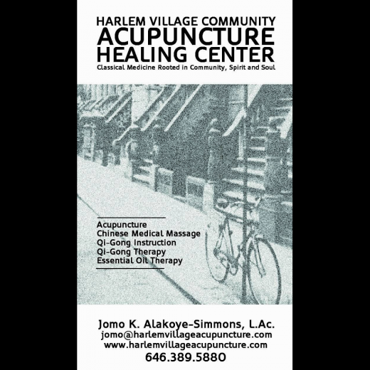 Photo by <br />
<b>Notice</b>:  Undefined index: user in <b>/home/www/activeuser/data/www/vaplace.com/core/views/default/photos.php</b> on line <b>128</b><br />
. Picture for Harlem Village Community Acupuncture Healing Center in New York City, New York, United States - Point of interest, Establishment, Health