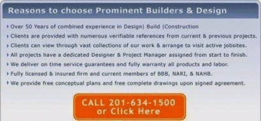Photo by Prominent Builders & Design for Prominent Builders & Design