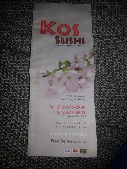 Kos Sushi in New York City, New York, United States - #1 Photo of Restaurant, Food, Point of interest, Establishment