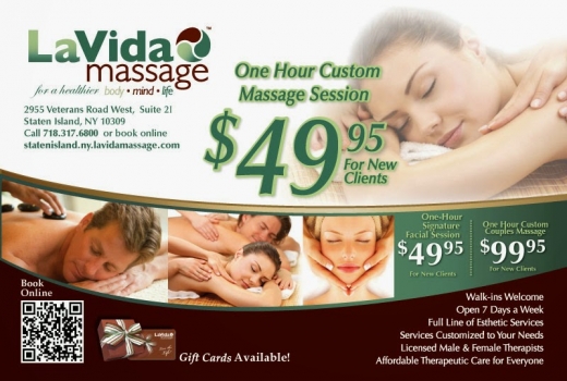 Photo by <br />
<b>Notice</b>:  Undefined index: user in <b>/home/www/activeuser/data/www/vaplace.com/core/views/default/photos.php</b> on line <b>128</b><br />
. Picture for LaVida Massage of Staten Island in Staten Island City, New York, United States - Point of interest, Establishment, Health, Spa, Beauty salon