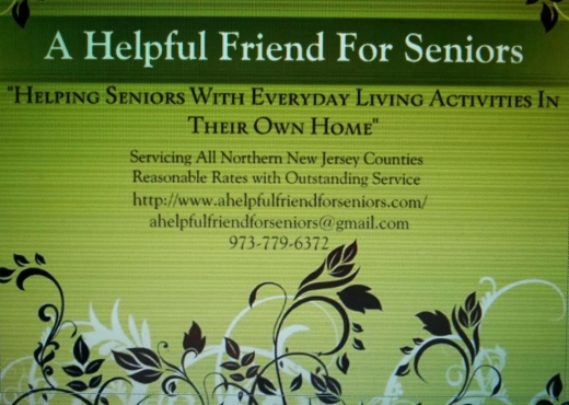 A Helpful Friend For Seniors, LLC in Clifton City, New Jersey, United States - #4 Photo of Point of interest, Establishment, Health