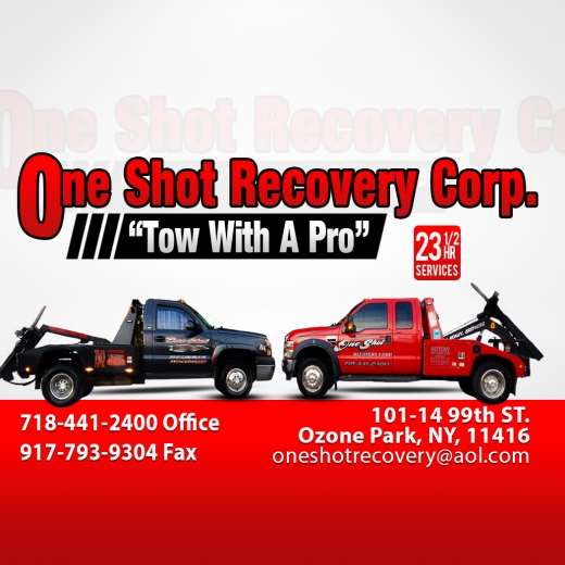 One Shot Recovery Corporation in Ozone Park City, New York, United States - #1 Photo of Point of interest, Establishment, Car repair