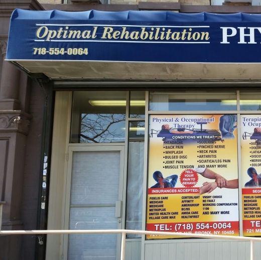 Optimal Rehabilitation OT & PT PLLC in Bronx City, New York, United States - #1 Photo of Point of interest, Establishment, Health