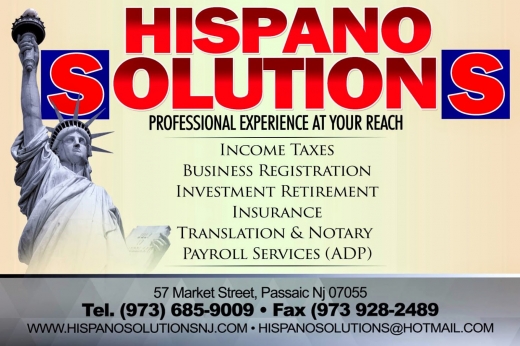 Hispano Solutions in Passaic City, New Jersey, United States - #1 Photo of Point of interest, Establishment, Finance, Accounting, Insurance agency