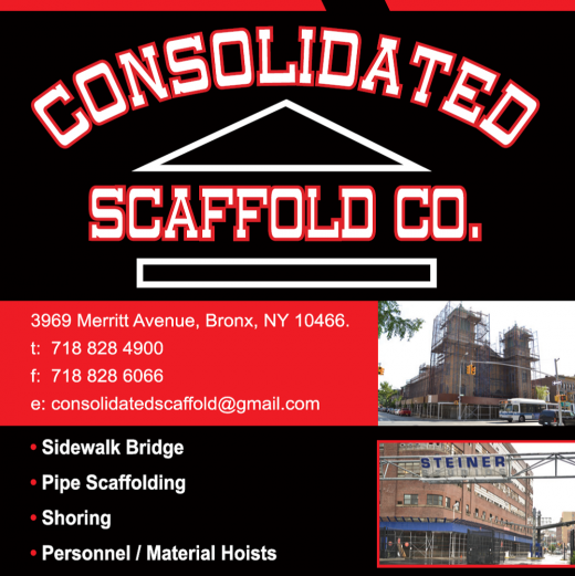 Photo by Consolidated Scaffold for Consolidated Scaffold