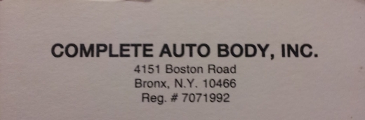 Complete Auto Body, Inc in Bronx City, New York, United States - #4 Photo of Point of interest, Establishment, Car repair