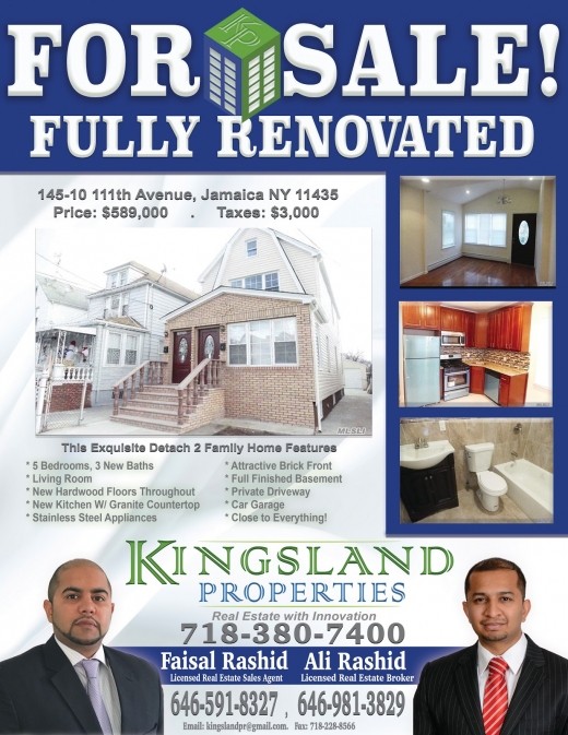 Photo by <br />
<b>Notice</b>:  Undefined index: user in <b>/home/www/activeuser/data/www/vaplace.com/core/views/default/photos.php</b> on line <b>128</b><br />
. Picture for Kingsland Properties in Queens City, New York, United States - Point of interest, Establishment, Real estate agency