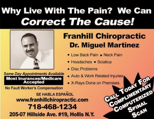 Franhill Chiropractic Life Center in Hollis City, New York, United States - #1 Photo of Point of interest, Establishment, Health