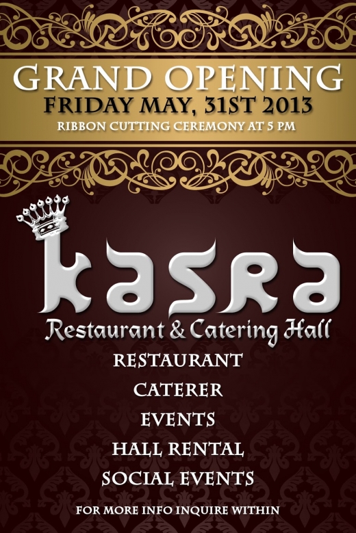 Photo by Kasra Restaurant and Catering Hall for Kasra Restaurant and Catering Hall