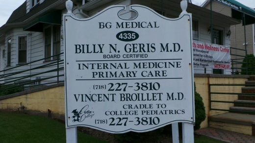 B G Medical: Geris Billy N MD in Staten Island City, New York, United States - #2 Photo of Point of interest, Establishment, Health, Doctor