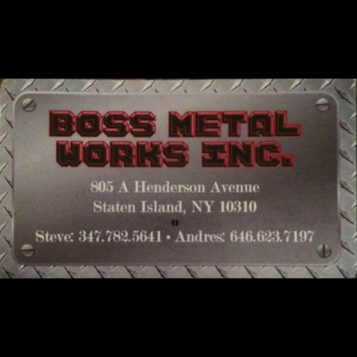 Boss metal works in Richmond City, New York, United States - #1 Photo of Point of interest, Establishment