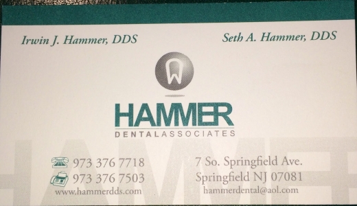 Hammer Dental Associates in Springfield Township City, New Jersey, United States - #4 Photo of Point of interest, Establishment, Health, Dentist