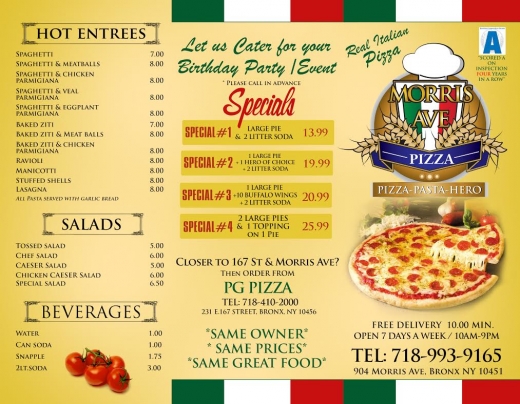 Morris Pizza in Bronx City, New York, United States - #1 Photo of Restaurant, Food, Point of interest, Establishment