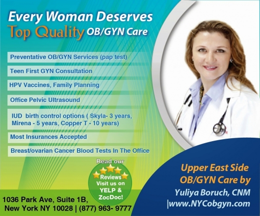 Yuliya Boruch Best Gynecologist & GYN NYC in New York City, New York, United States - #3 Photo of Point of interest, Establishment, Health, Doctor