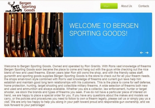 Photo by Bergen Sporting Goods for Bergen Sporting Goods
