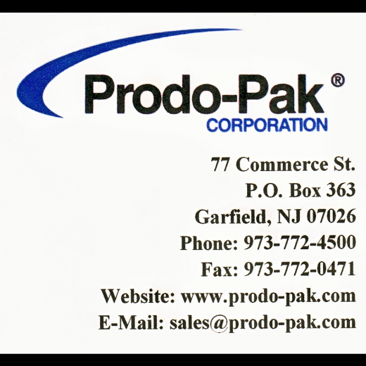 Prodo-Pak Corp. in Garfield City, New Jersey, United States - #4 Photo of Point of interest, Establishment