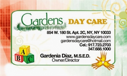 Photo by <br />
<b>Notice</b>:  Undefined index: user in <b>/home/www/activeuser/data/www/vaplace.com/core/views/default/photos.php</b> on line <b>128</b><br />
. Picture for Gardens Day Care in New York City, New York, United States - Point of interest, Establishment, School