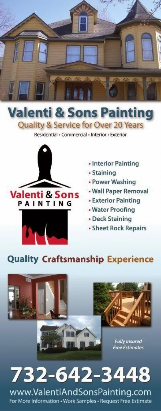 Photo by <br />
<b>Notice</b>:  Undefined index: user in <b>/home/www/activeuser/data/www/vaplace.com/core/views/default/photos.php</b> on line <b>128</b><br />
. Picture for Valenti & Sons Painting in Old Bridge Township City, New Jersey, United States - Point of interest, Establishment, Painter