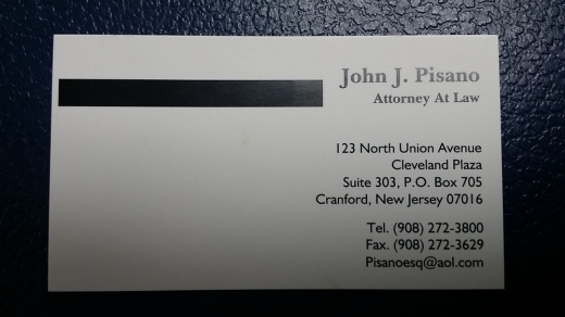 John J. Pisano Esq. in Cranford City, New Jersey, United States - #3 Photo of Point of interest, Establishment, Lawyer
