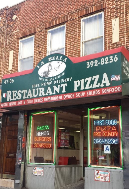 La Bella Pizzeria in sunnyside City, New York, United States - #1 Photo of Restaurant, Food, Point of interest, Establishment, Meal takeaway, Meal delivery