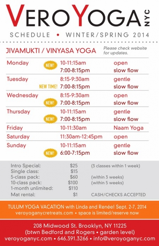 veroyoganyc in Kings County City, New York, United States - #1 Photo of Point of interest, Establishment, Health, Gym