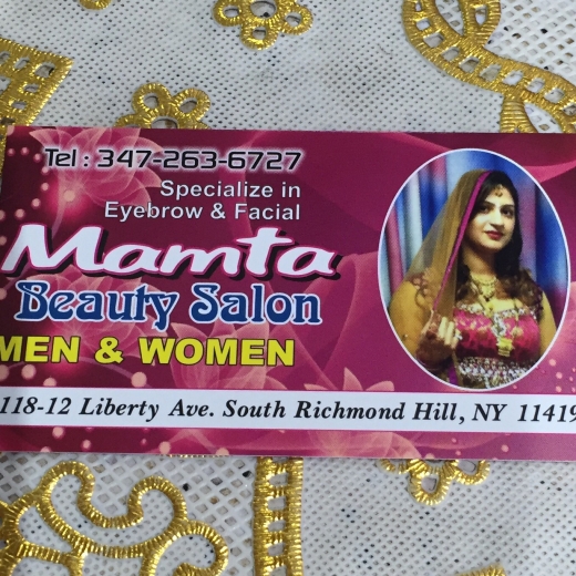 Mamta Beauty Salon in New York City, New York, United States - #1 Photo of Point of interest, Establishment, Beauty salon, Hair care
