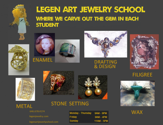 Legen Art Jewelry School in New York City, New York, United States - #2 Photo of Point of interest, Establishment, School