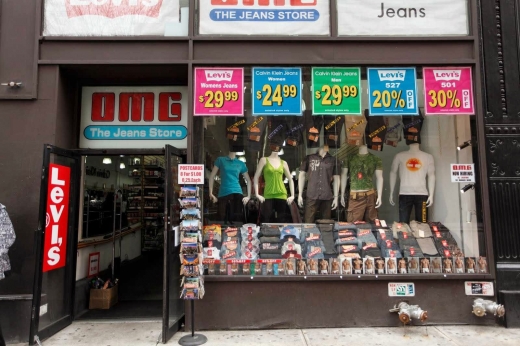Photo by <br />
<b>Notice</b>:  Undefined index: user in <b>/home/www/activeuser/data/www/vaplace.com/core/views/default/photos.php</b> on line <b>128</b><br />
. Picture for OMG Jeans in New York City, New York, United States - Point of interest, Establishment, Store, Clothing store