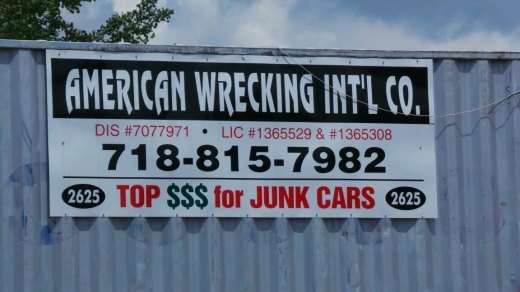 American Wrecking International Inc in Staten Island City, New York, United States - #2 Photo of Point of interest, Establishment, Store, Car repair