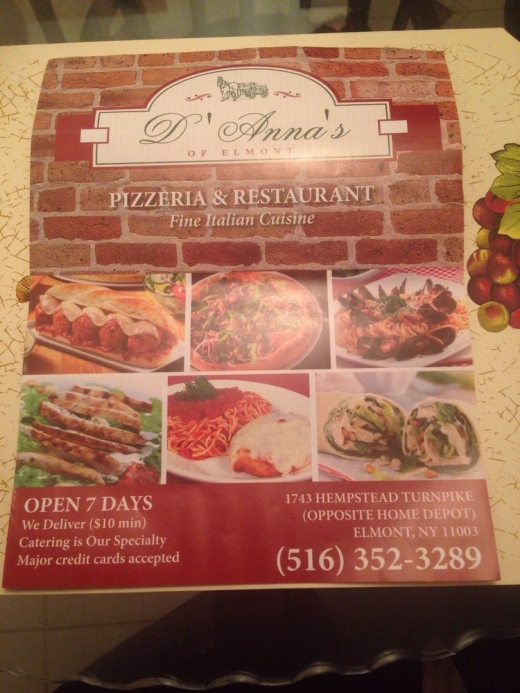 D'Anna's Pizzeria in Elmont City, New York, United States - #4 Photo of Restaurant, Food, Point of interest, Establishment