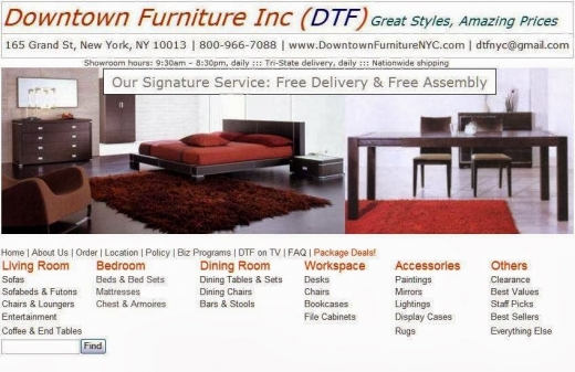 Photo by <br />
<b>Notice</b>:  Undefined index: user in <b>/home/www/activeuser/data/www/vaplace.com/core/views/default/photos.php</b> on line <b>128</b><br />
. Picture for Downtown Furniture Inc in Brooklyn City, New York, United States - Point of interest, Establishment, Store, Home goods store, Furniture store