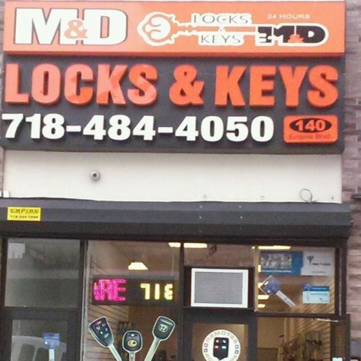 M&D Locks and Keys in Kings County City, New York, United States - #1 Photo of Point of interest, Establishment, Store, Hardware store, Locksmith
