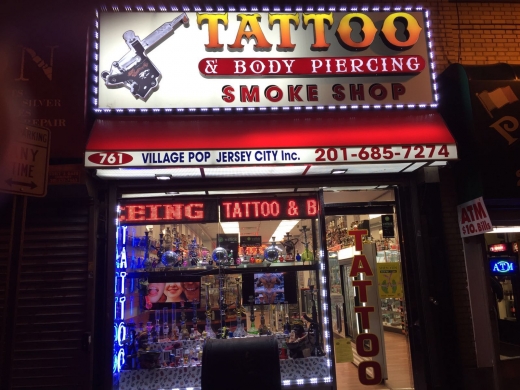 Village Pop Tattoo & Body Piercing/Smoke Shop in Jersey City, New Jersey, United States - #4 Photo of Point of interest, Establishment, Store