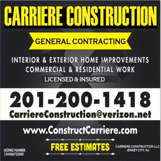 Carriere Construction LLC in Jersey City, New Jersey, United States - #1 Photo of Point of interest, Establishment, General contractor