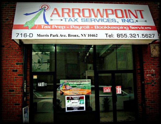Arrowpoint Tax Services Inc in Bronx City, New York, United States - #4 Photo of Point of interest, Establishment, Finance, Accounting