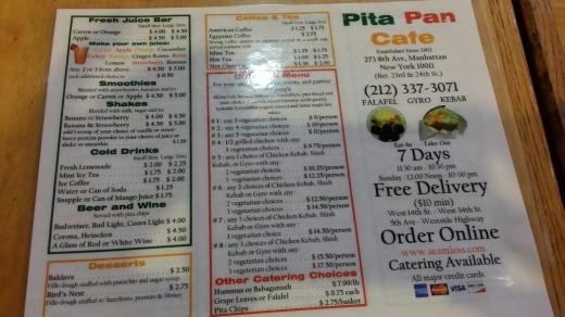 Pita Pan Cafe in New York City, New York, United States - #1 Photo of Food, Point of interest, Establishment, Cafe