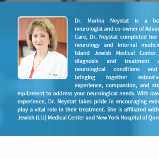 Photo by <br />
<b>Notice</b>:  Undefined index: user in <b>/home/www/activeuser/data/www/vaplace.com/core/views/default/photos.php</b> on line <b>128</b><br />
. Picture for Brooklyn Neurologist | Neurology Brooklyn - Brooklyn Neurology - Marina Neystat, MD in Brooklyn City, New York, United States - Point of interest, Establishment, Health, Doctor