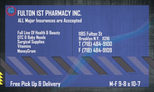 Fulton 1St Pharmacy in Kings County City, New York, United States - #4 Photo of Point of interest, Establishment, Store, Health, Pharmacy