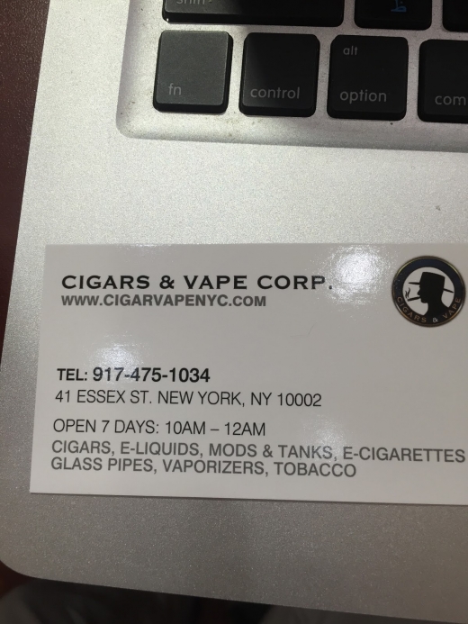 Photo by <br />
<b>Notice</b>:  Undefined index: user in <b>/home/www/activeuser/data/www/vaplace.com/core/views/default/photos.php</b> on line <b>128</b><br />
. Picture for Cigar N Vape in New York City, New York, United States - Point of interest, Establishment, Store