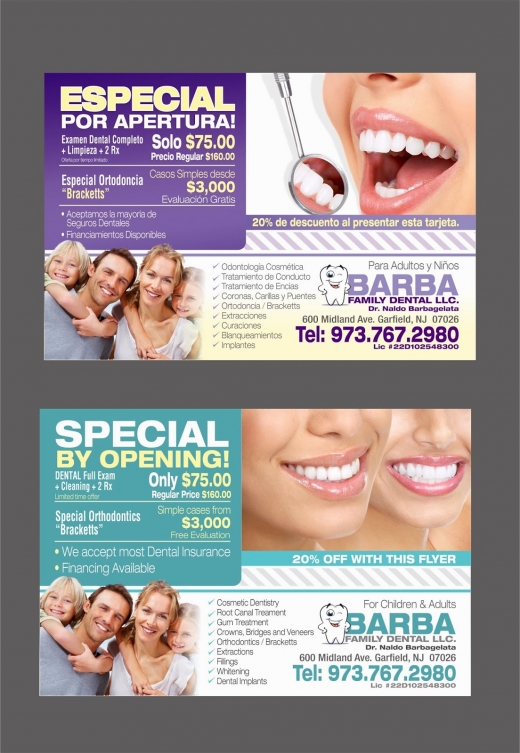 Barba Family Dental LLC in Garfield City, New Jersey, United States - #4 Photo of Point of interest, Establishment, Health, Dentist