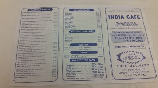 India Cafe in Queens City, New York, United States - #3 Photo of Restaurant, Food, Point of interest, Establishment