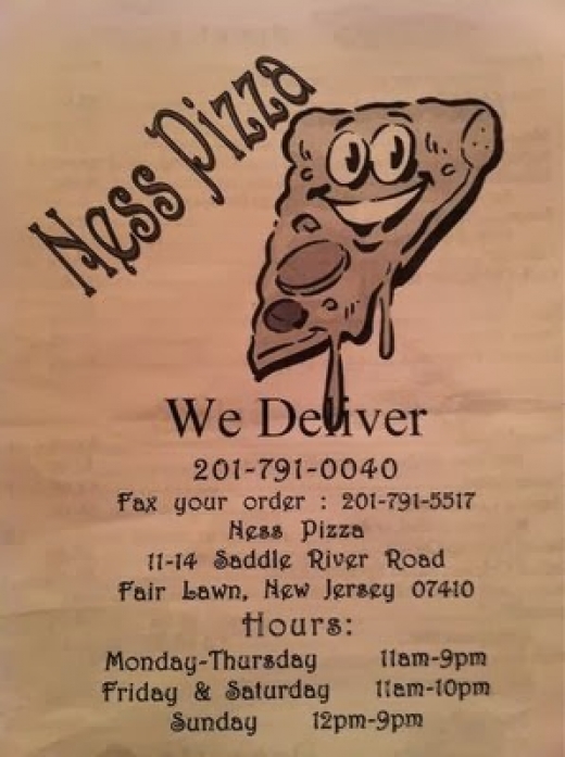 Ness Pizza in Fair Lawn City, New Jersey, United States - #1 Photo of Restaurant, Food, Point of interest, Establishment