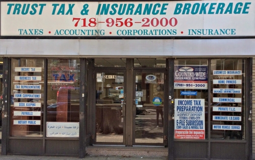 Trust Tax & Insurance Brokerage Inc. in Queens City, New York, United States - #1 Photo of Point of interest, Establishment, Finance, Accounting, Insurance agency, Travel agency