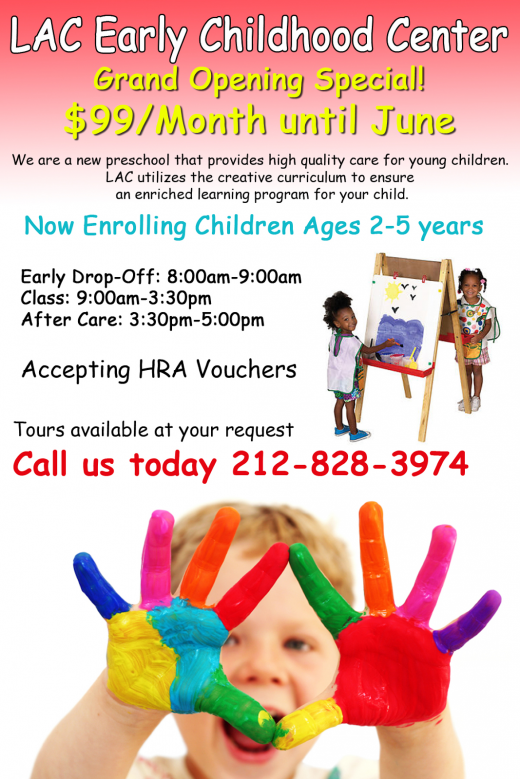Photo by <br />
<b>Notice</b>:  Undefined index: user in <b>/home/www/activeuser/data/www/vaplace.com/core/views/default/photos.php</b> on line <b>128</b><br />
. Picture for LAC Early Childhood Center in New York City, New York, United States - Point of interest, Establishment, School