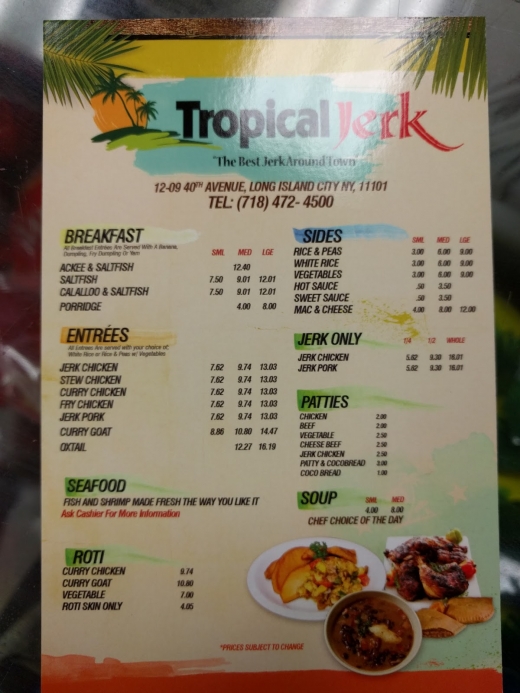 E & J Tropical Jerk in Queens City, New York, United States - #4 Photo of Restaurant, Food, Point of interest, Establishment