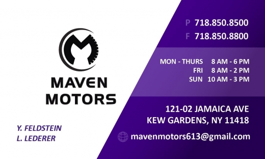 Maven Motors in Kew Gardens City, New York, United States - #3 Photo of Point of interest, Establishment, Car dealer, Store, Car repair