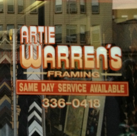 Artie Warren's Custom Framing in Brooklyn City, New York, United States - #2 Photo of Point of interest, Establishment, Store
